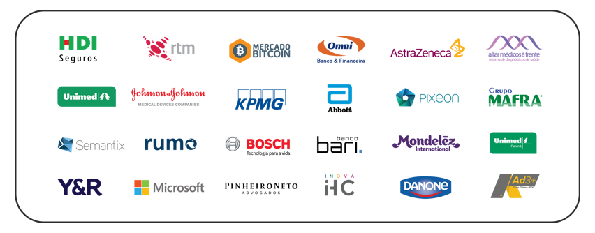 Grandes empresas que apoiam o Distrito For Startups Grandes empresas que apoiam o Distrito For Startups